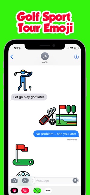 Golf Sport Tour Emoji(圖1)-速報App