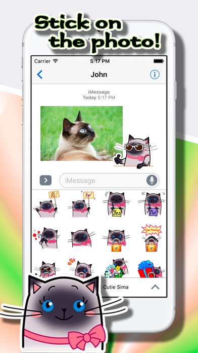 Cat Stickers: Cutie Sima screenshot 4