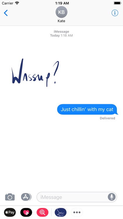 Simple Text Stickers