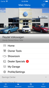 Reydel Volkswagen MLink screenshot