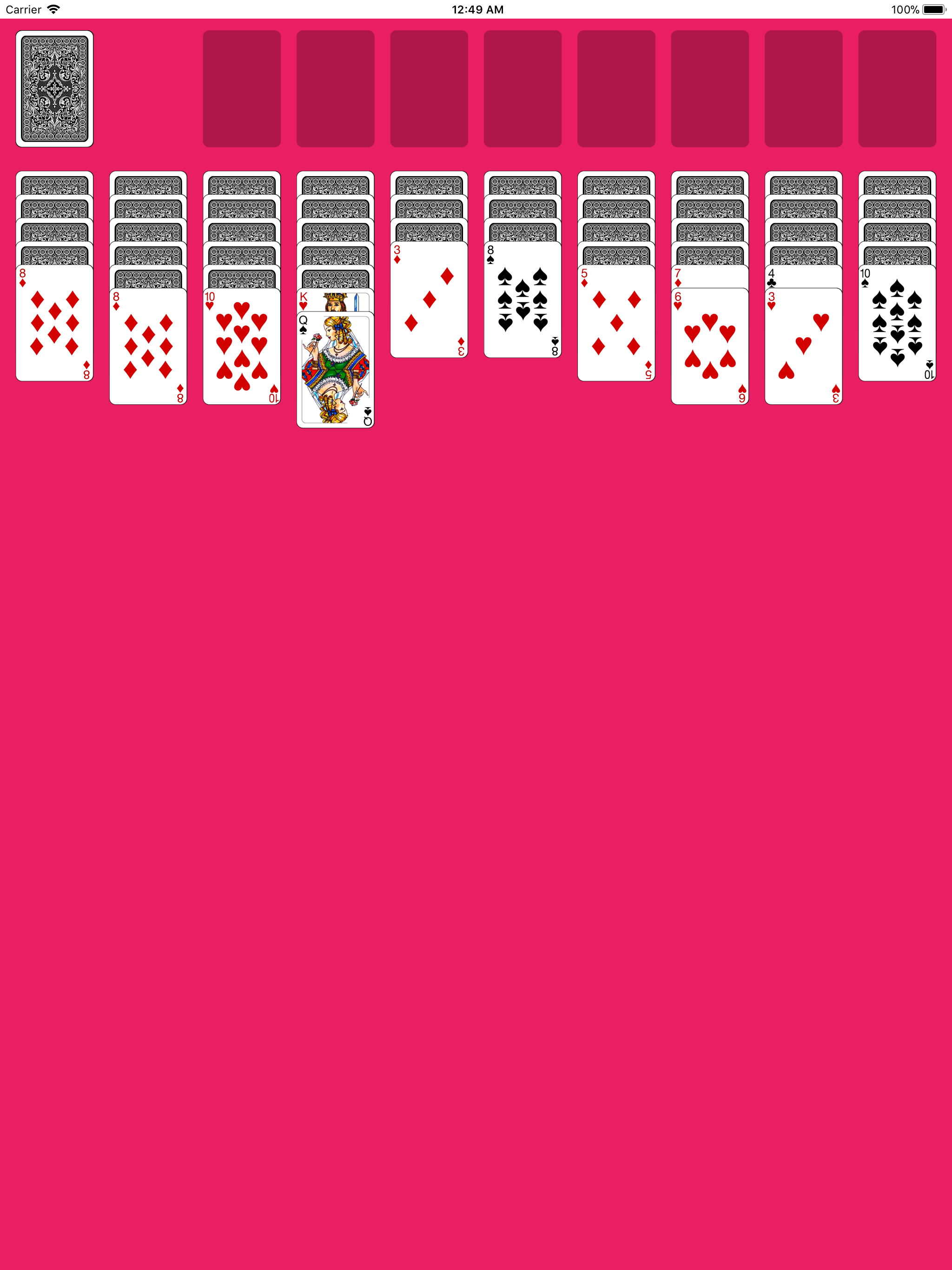 Spider Solitaire.