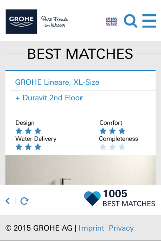 GROHE BestMatch screenshot 3