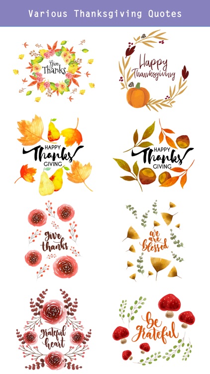 Thanksgiving Watercolor Pack