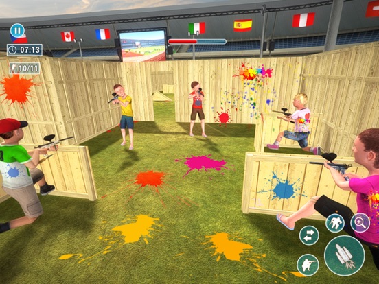 Paintball Combat PvP Shooting iPad screenshot