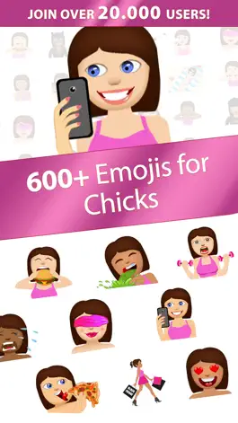 Game screenshot Chicks Love Emoji – Extra Emojis For Sassy Texts mod apk