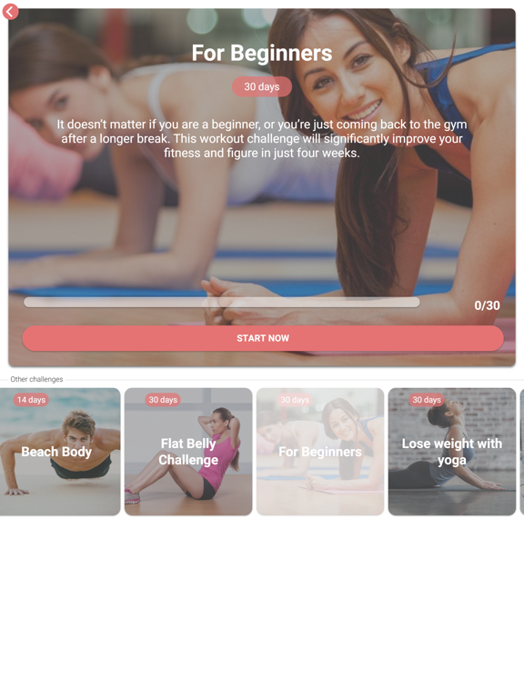 The Fitness Challenge iPad screenshot