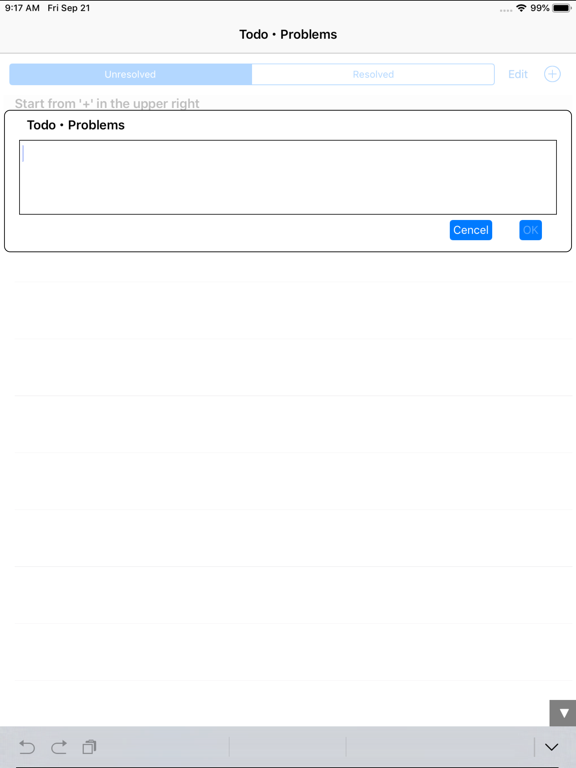 Ideas Note Fr iPad screenshot 2 - Business app