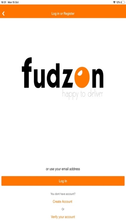 Fudzon Ordering App