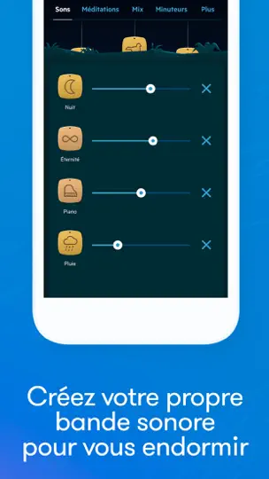 Capture d'écran de Relax Melodies P: Sleep Sounds sur iPhone 4