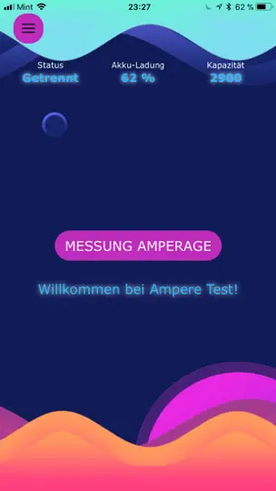 Screenshot von Ampere Aufladen Des Akkus auf dem iPhone 1