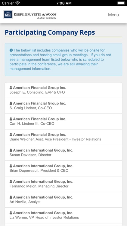 2018 KBW Insurance Conference screenshot-4