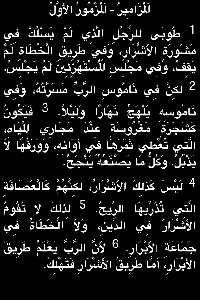 Arabic Holy Bible HD Lite screenshot 4