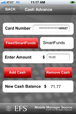 EFS Mobile Manager Source screenshot 2