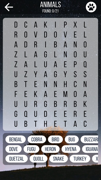 Word Pure Search! Puzzle screenshot 2