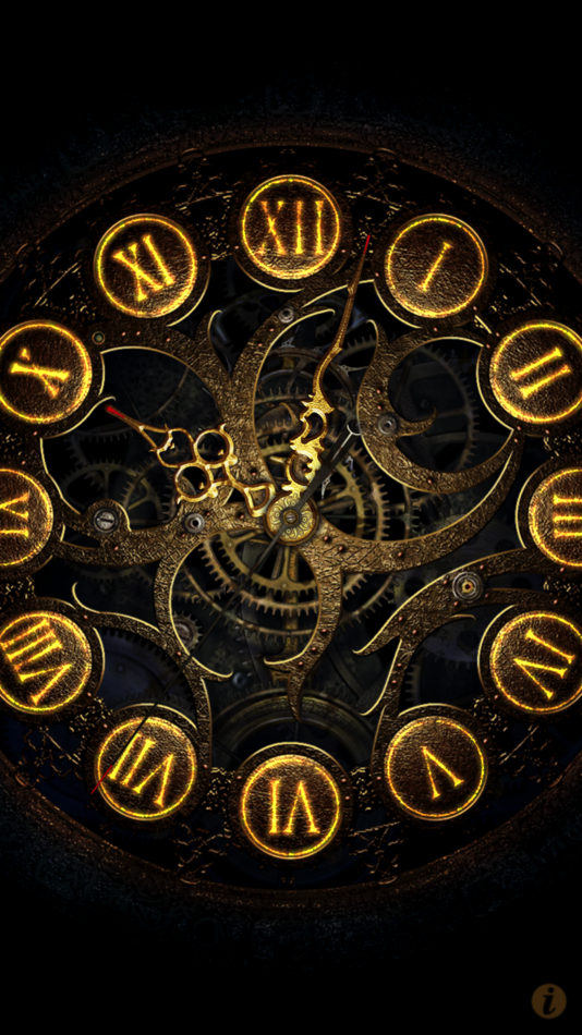 #2. Mechanical Clock 3D (iOS) 由: 3Planesoft