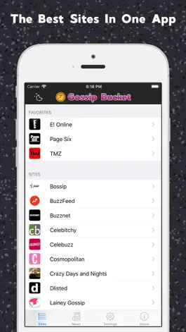 Game screenshot Gossip Bucket Celebrity News apk