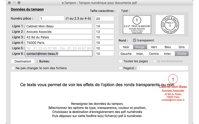 Screenshot #2 pour e.Tampon