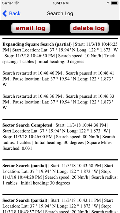 SAR Tools iPhone screenshot 4 - Reference app