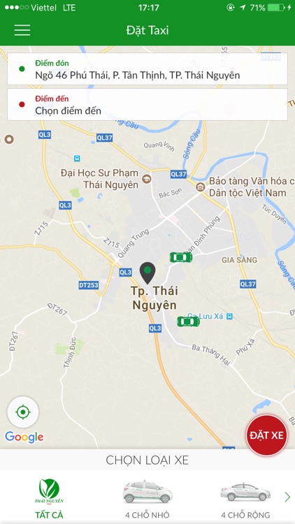 Thái Nguyên Taxi