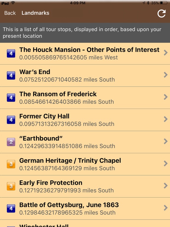 Screenshot #4 pour Frederick Walking Tour - EE