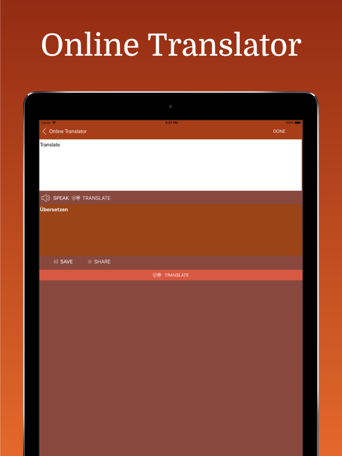 English to German Translator .