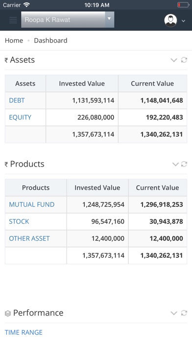 EnrichWise Wealth Tracker screenshot 2