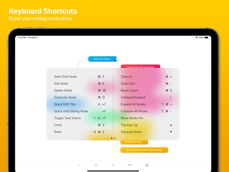 WriteMapper 2: Mind Map (iPad) screenshot-5