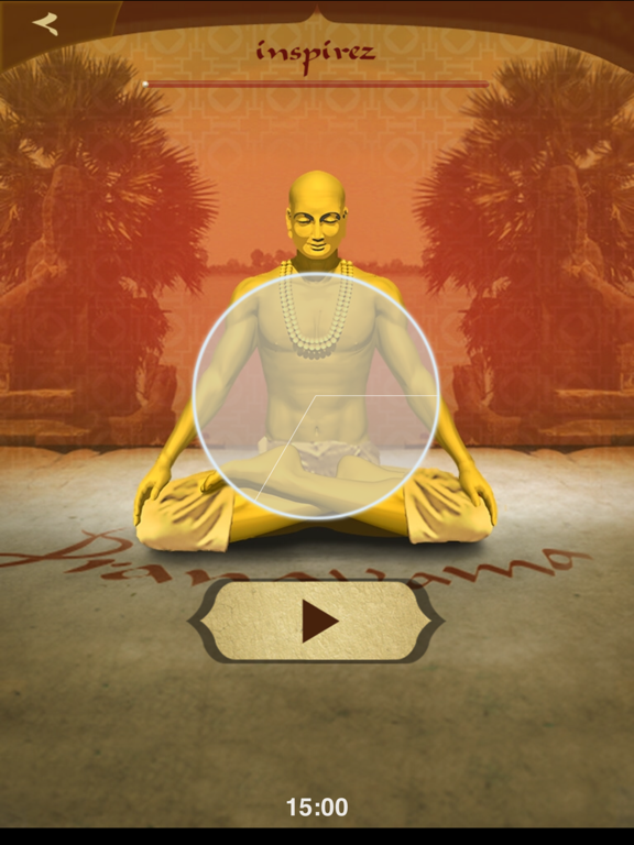 Screenshot #4 pour Health through Breath: Pranayama Lite for the iPad