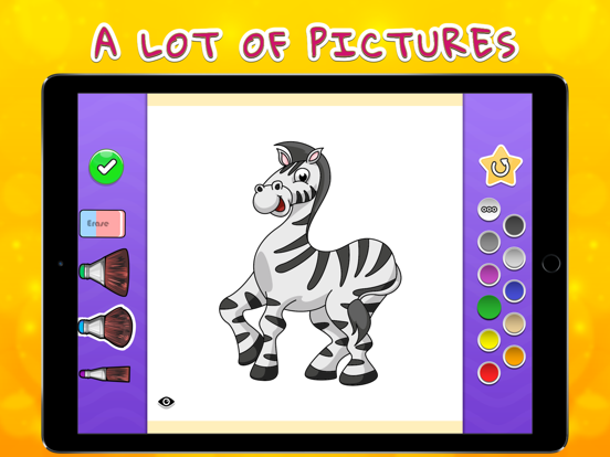 Coloring Your ZOO iPad screenshot 3 - Entertainment app