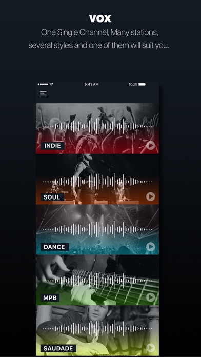 Vox Web Music screenshot 2