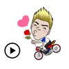 Animated Funny Boy Sticker