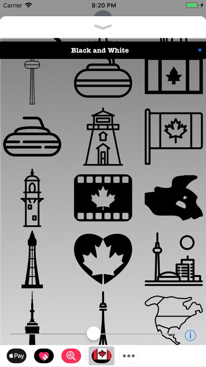 Stickers of Canada