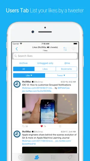 twlikes for Twitter screenshot 3