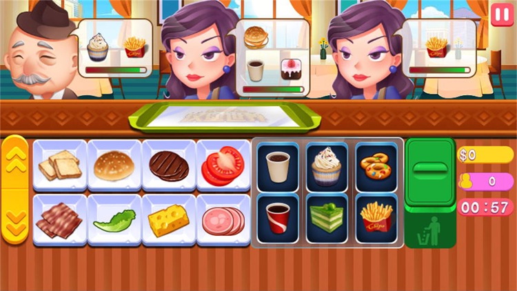 模拟做汉堡:经营餐厅游戏