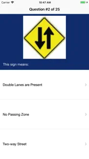 arkansas driver practice test iphone screenshot 2