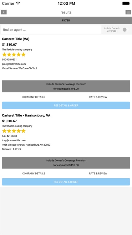 Carteret Title screenshot-3