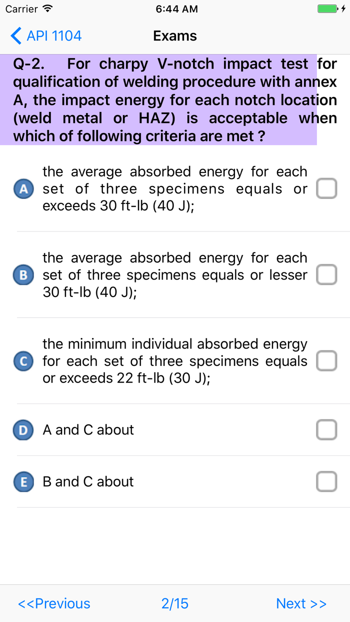 API 1104 Highlights Practices