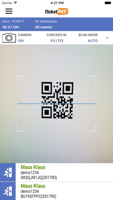Screenshot 2 of TicketPAY Manager App