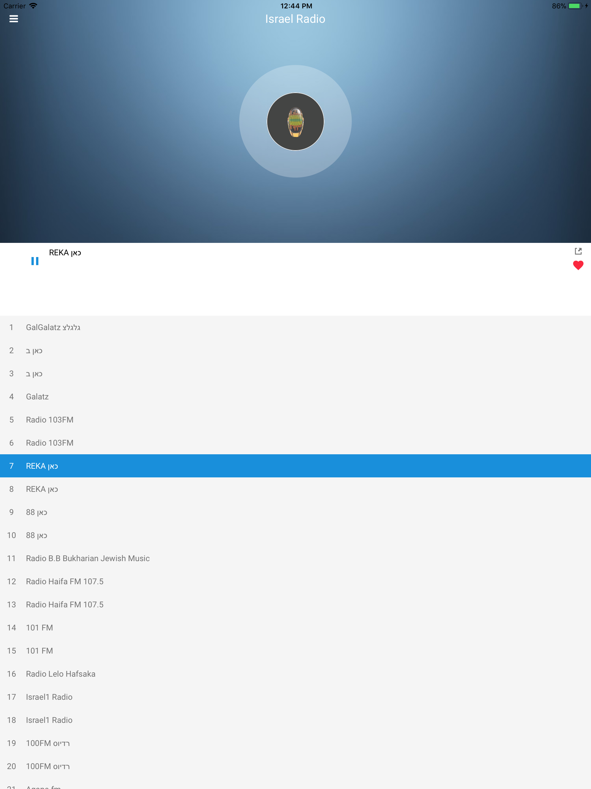Israel Radio FM: רדיו ישראל screenshot 9