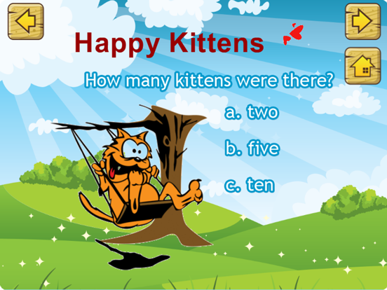 Reading Fun English Worksheets iPad screenshot