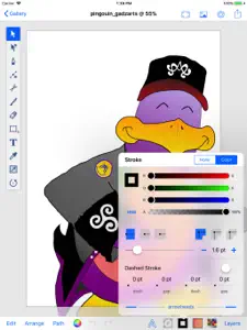 Vector Paint + DropBox Sync screenshot #6 for iPad