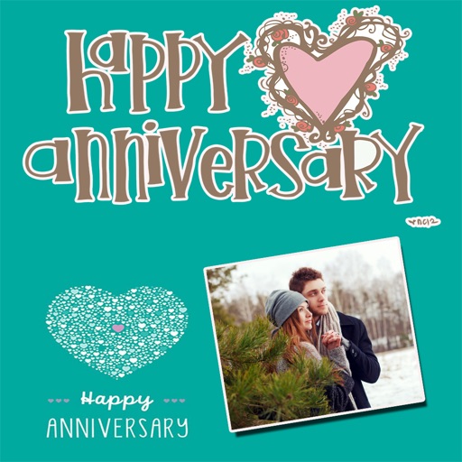 Anniversary Wishes Card Maker icon