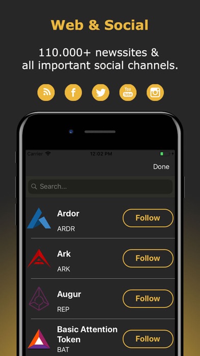 Screenshot #3 pour Newsfolio - Crypto News