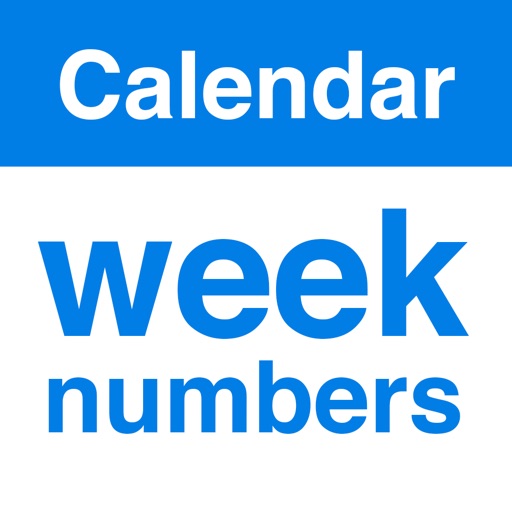 Week Numbers - Calendar Weeks iOS App