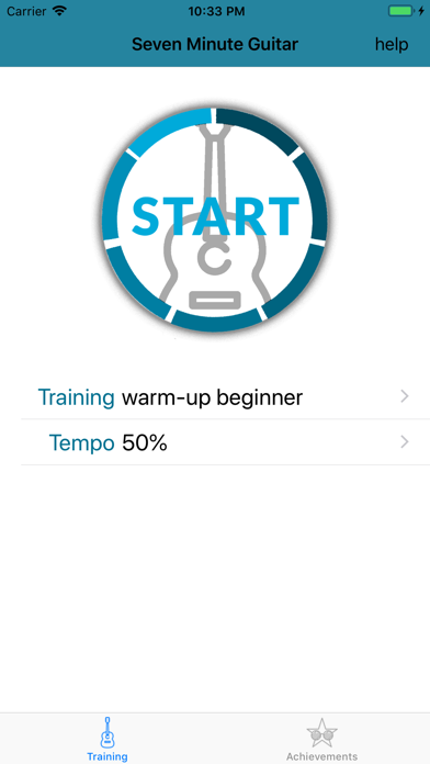 Screenshot #1 pour 7 Minute Guitar Workout