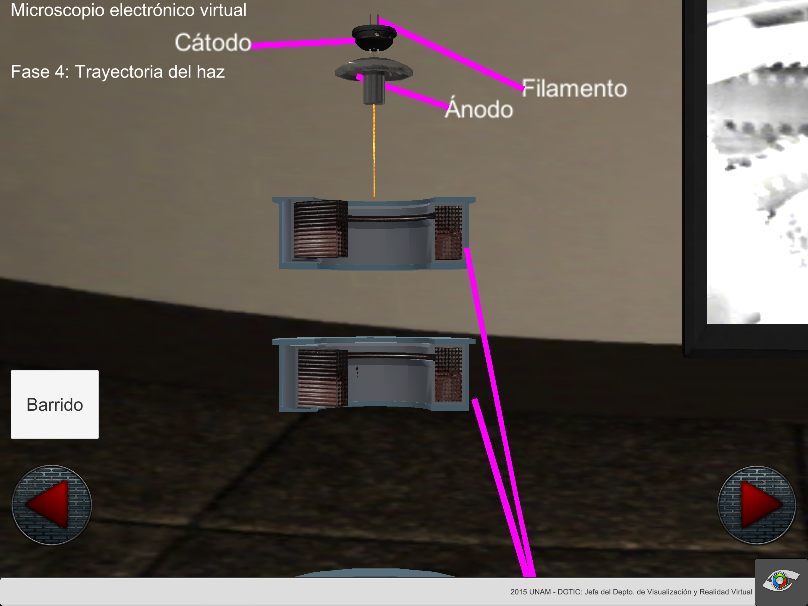 Microscopio electrónico v. screenshot 9