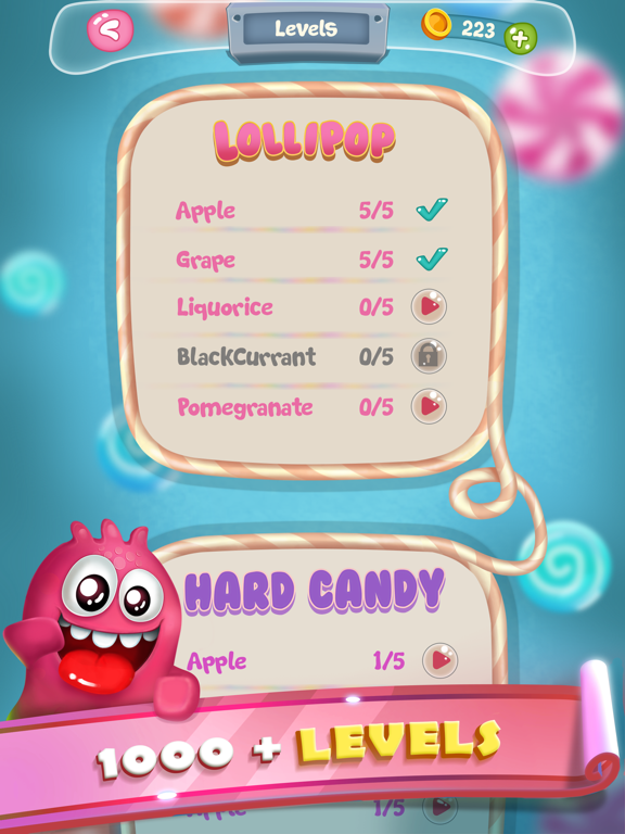 Screenshot #6 pour Word Candies: Candyland Mania