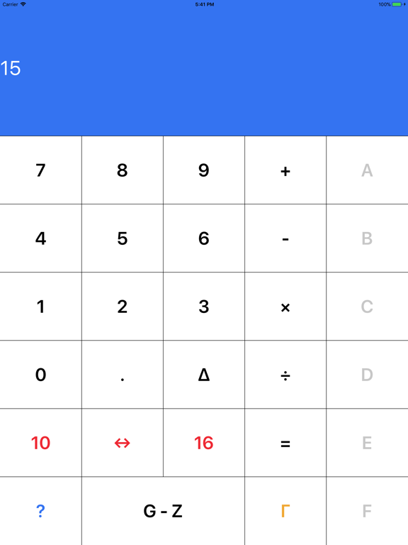Screenshot #4 for Binarycalc - Binary Calculator