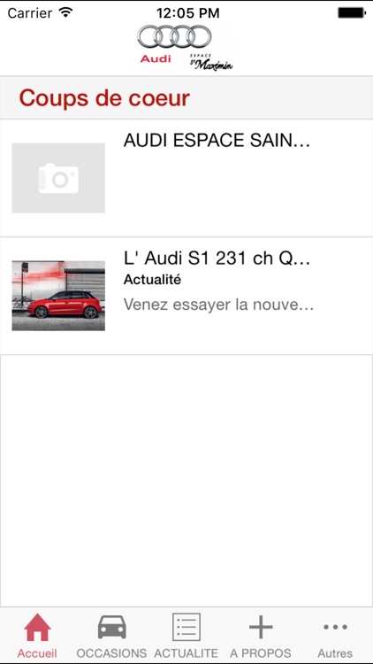 AUDI ESPACE SAINT-MAXIMIN