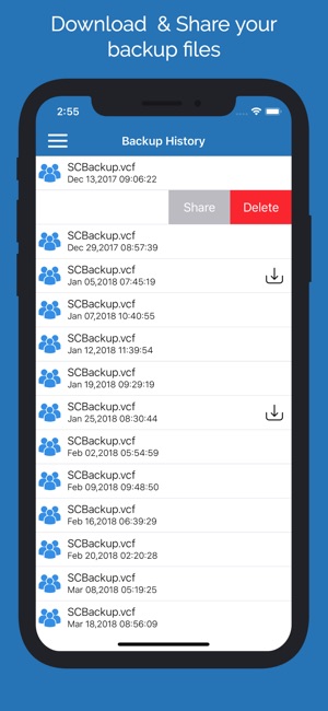 Danh bạ Backup Manager PRO